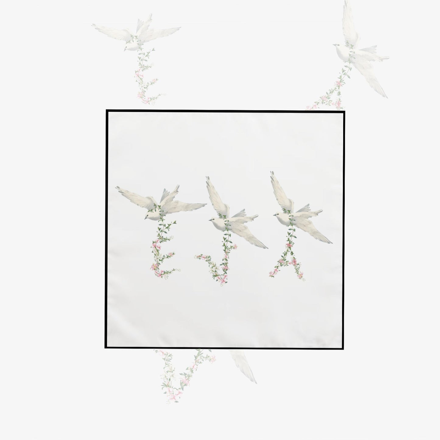 Carré de soie - Lost in the garden
