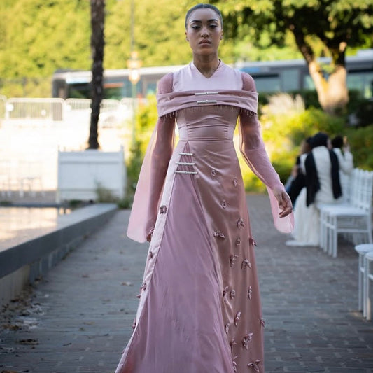 Robe de soirée florale