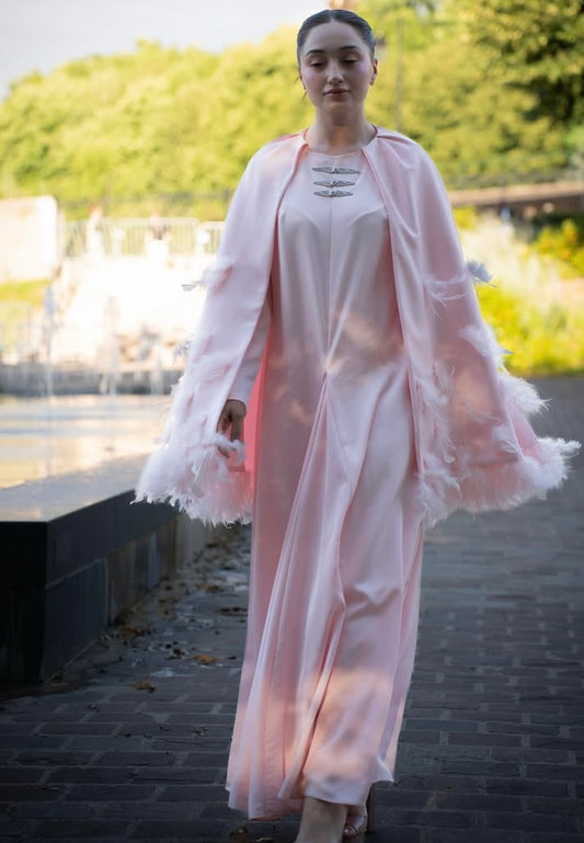 robe de soirée cape