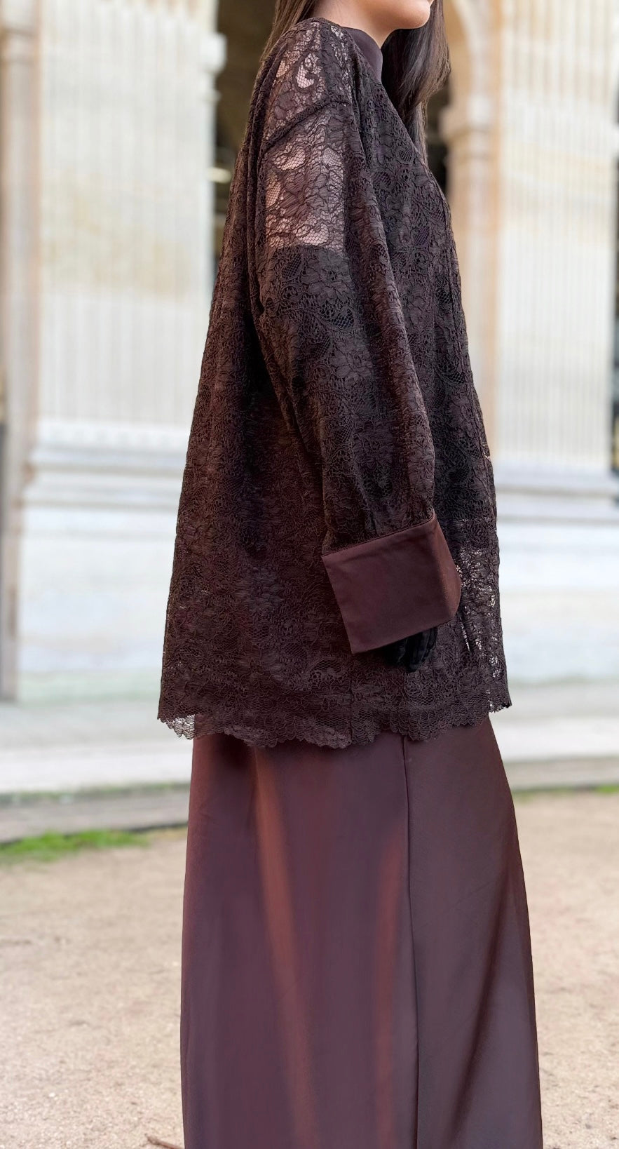 Ensemble chemise et jupe longue