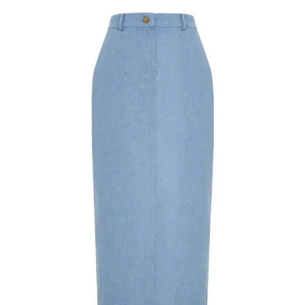 Jupe longue en jean
