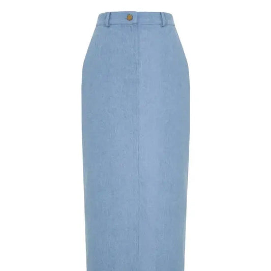 Jupe longue en jean