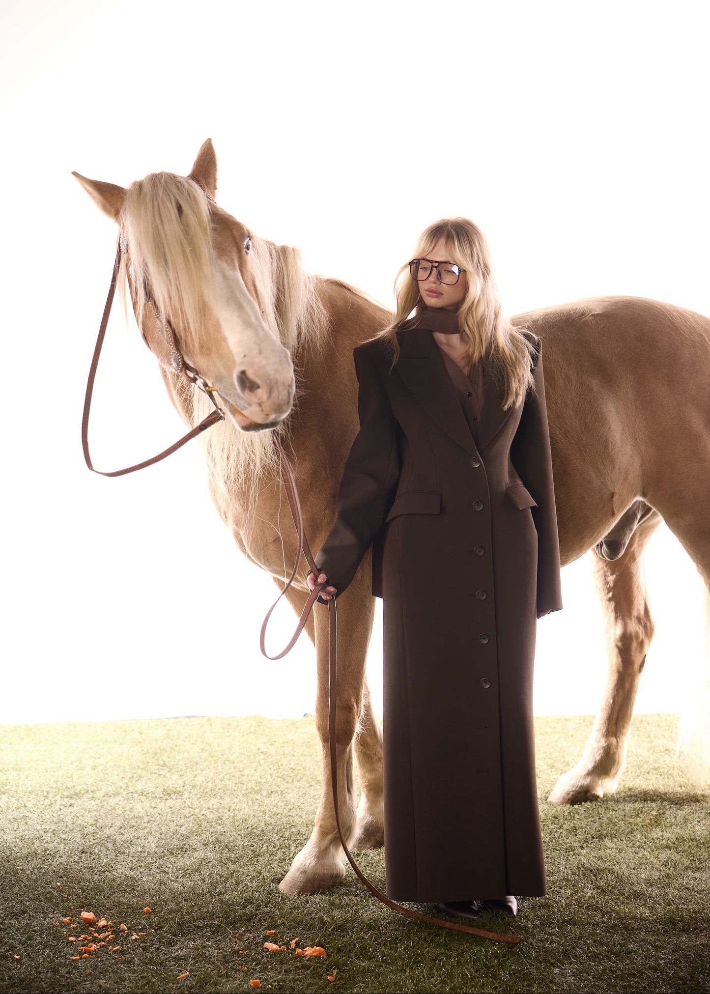 Manteau d'hiver marron