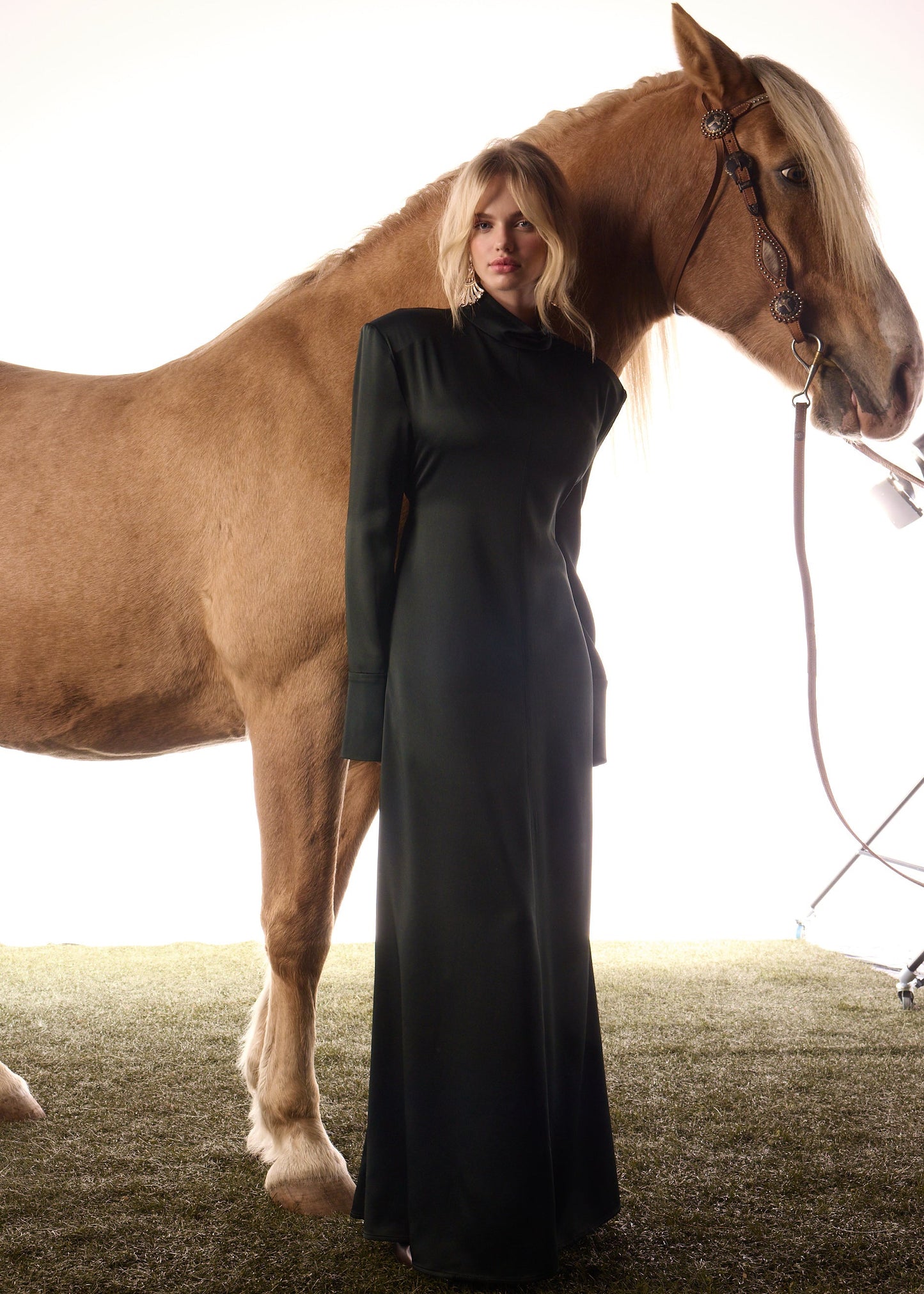 Robe longue noire