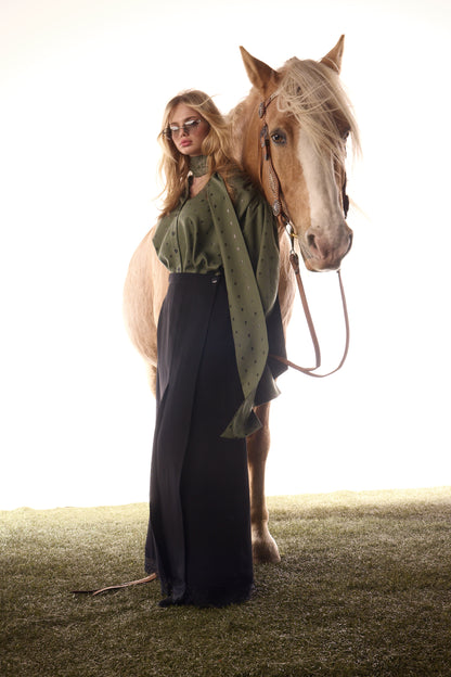 Chemise bouffante coton