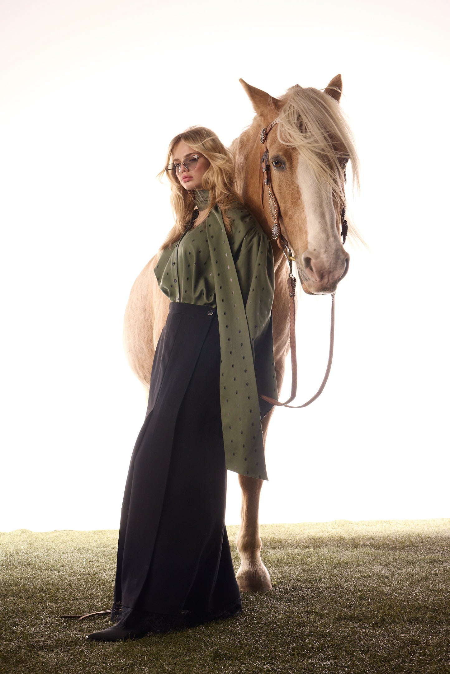 Chemise bouffante coton