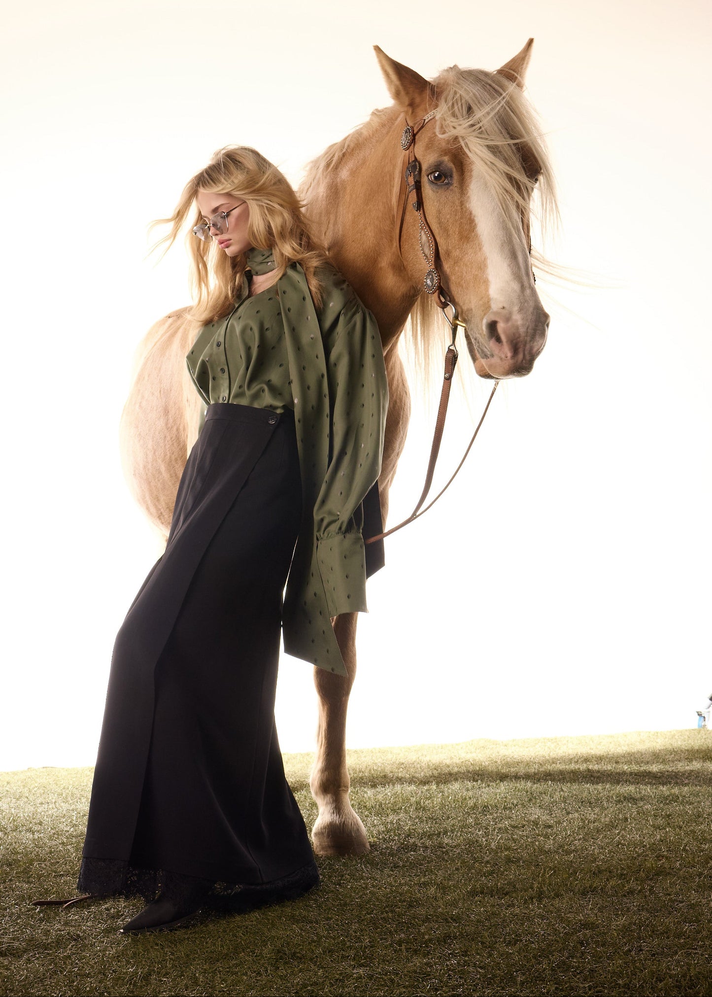 Chemise bouffante coton