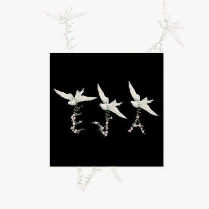 Carré de soie – Lost in the Garden - night