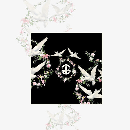 Carré de soie – Lost in the Garden