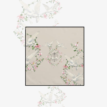 Carré de soie - Lost in the garden