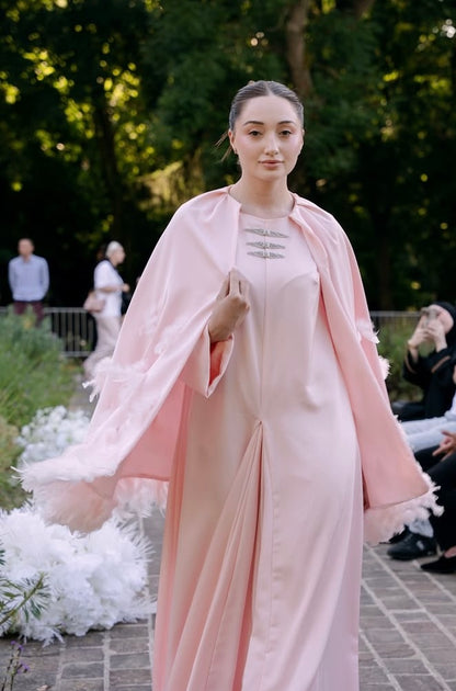 robe de soirée cape