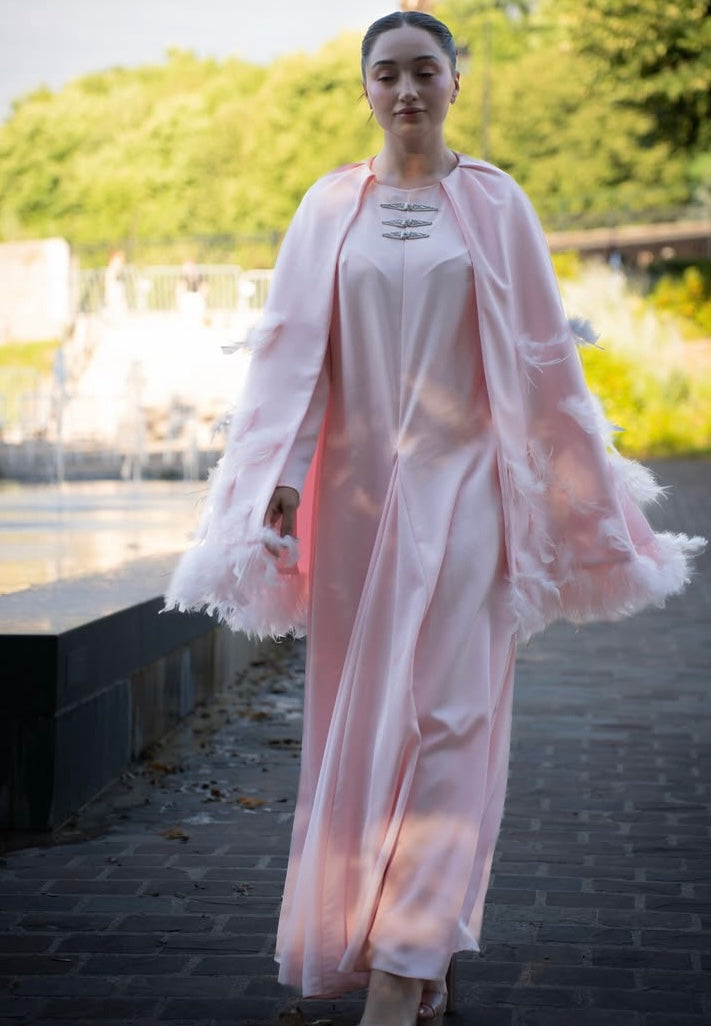 robe de soirée cape