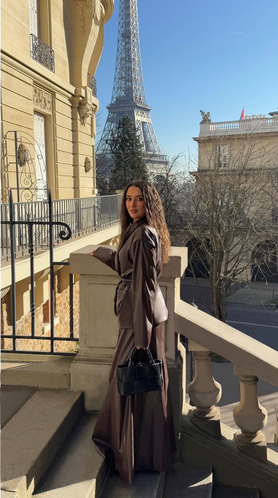 Ensemble blazer et jupe longue