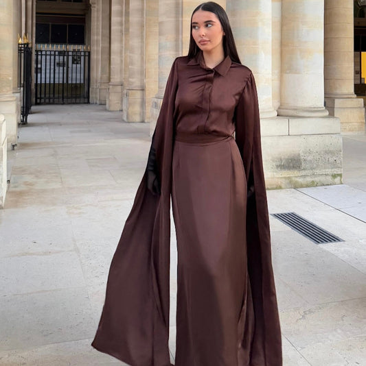 Ensemble chemise et jupe longue