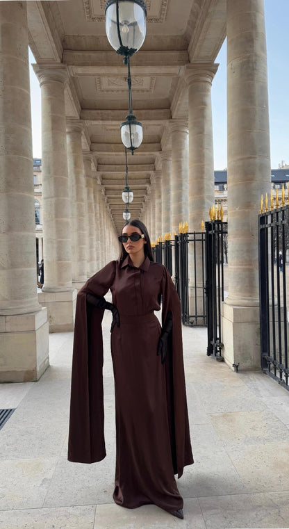 Ensemble chemise et jupe longue