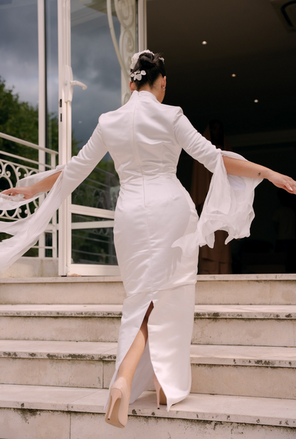 Robe de soirée blanche
