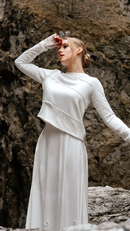 Ensemble haut et jupe longue